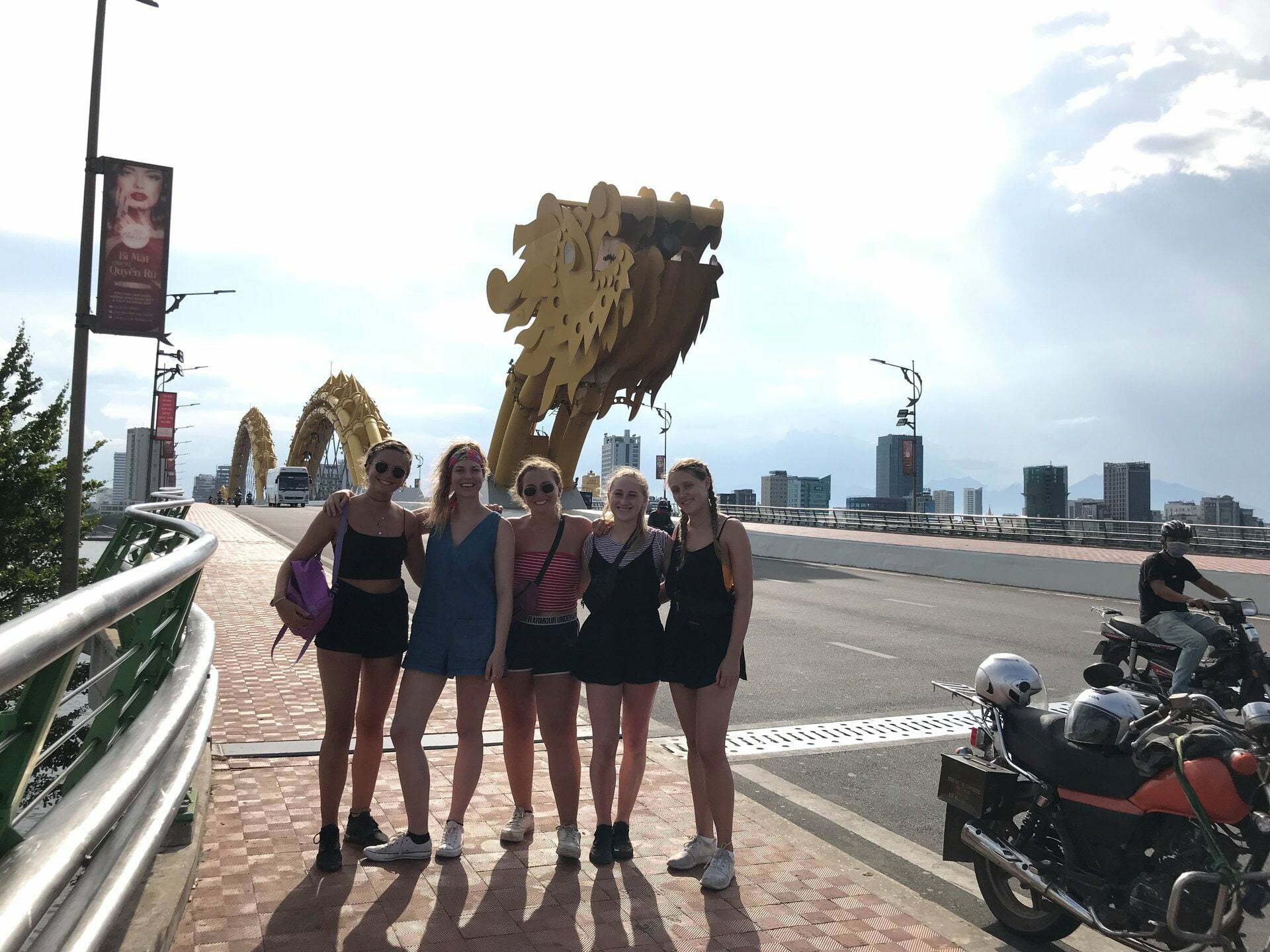 Dragon Bridge - Danang To Hue Day Trip By Motorbike Tours